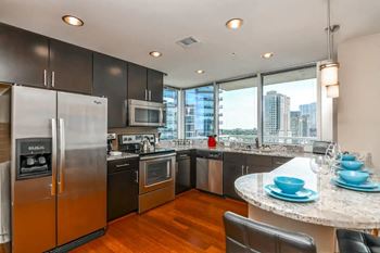 Granite countertops & ceilings fans in every home